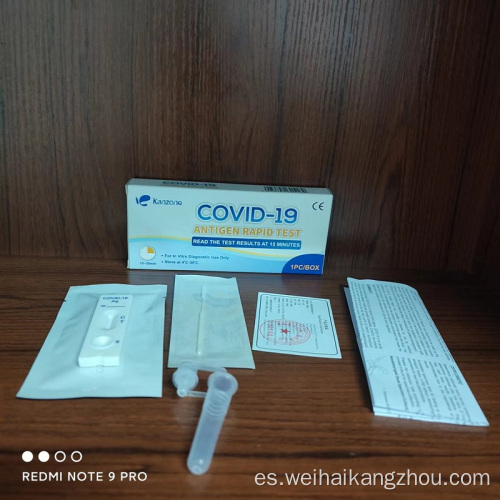 Kit de prueba de prueba de antígeno Covid-19